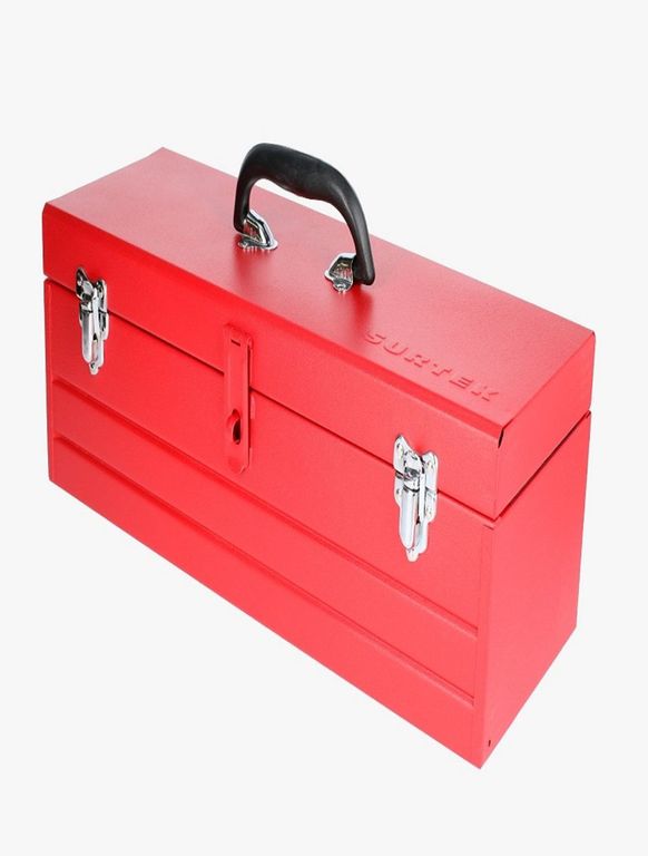 CAJA METALICA ROJA 20" 50x17x16cm - SURTCM20R