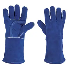 TRUPER - Guantes para soldador, color azul.
