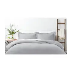 HOME BRANDS - Fundas de almohada 2 por set -Color Gris