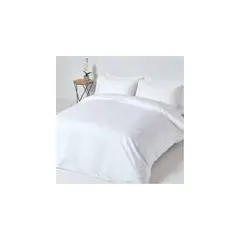 HOME BRANDS - Funda plumón de 1800 Hilos Color Blanco- Queen