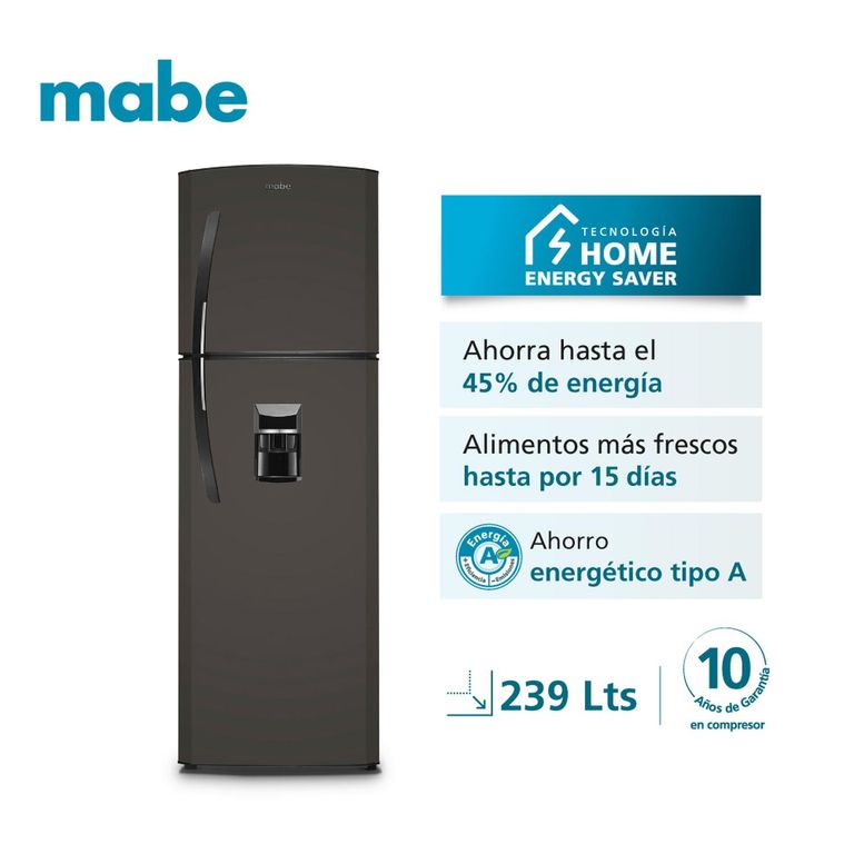 Refrigeradora No Frost 239 Ltrs Netos Grafito RMA255FYPG