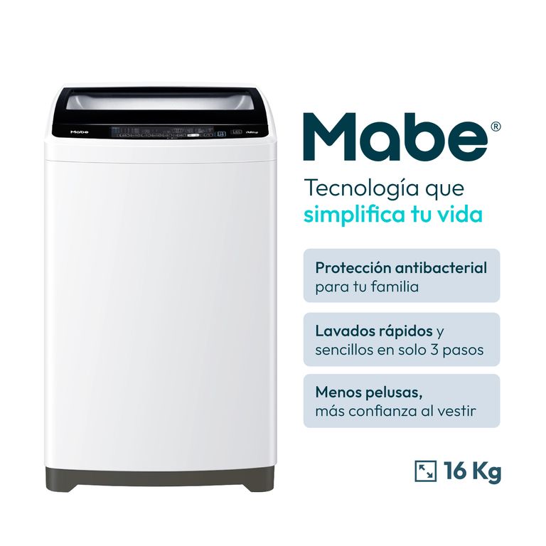 Lavadora automática 16 Kg Blanco LMAP6110WBBB0