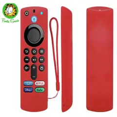 UNIVERSAL - Funda de Silicona Amazon Fire Tv Stick 4K Tercera Generación - ROJO