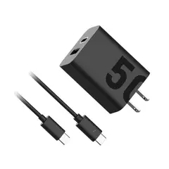 MOTOROLA - - Cargador de Pared TurboPower 50 Duo USB Type-C 8X