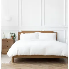 HOME BRANDS - Funda plumón de Bambú Color Blanco - 1.5 plaza