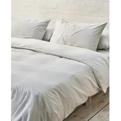 HOME BRANDS - Funda plumón de 1800 Hilos Color Gris claro- King