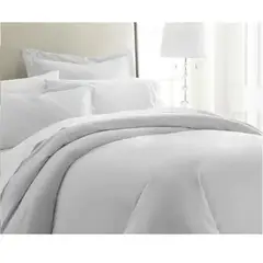HOME BRANDS - Funda plumón de 1800 Hilos Color Gris claro-1.5 Plazas