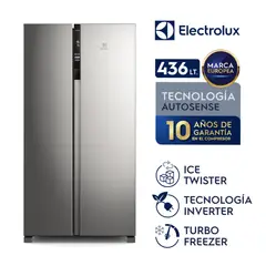 ELECTROLUX - Refrigerador 436L Side by Side Inverter ERSA44V2HVG