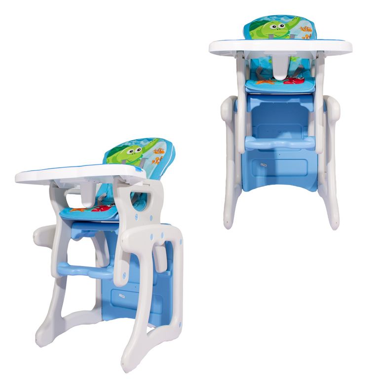 SILLA DE COMER KINGDOM 3 EN 1 - CELESTE
