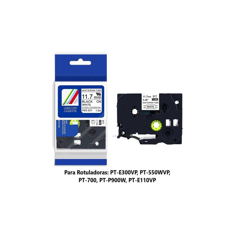 HS2-231 Cinta Compatible Termocontraible 117mm x 15mt HSe-231