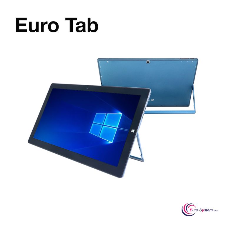 EUROTAB Tablet 2en1 8gb 128gb ssd azul + teclado + slim pen Windows 11 Pro
