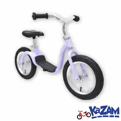 KAZAM - Bicicleta de Equilibrio Balance Purple Llanta Caucho