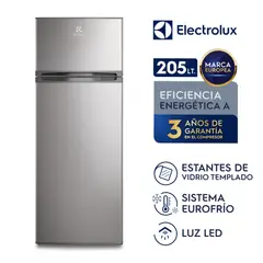 ELECTROLUX - Refrigeradora 205L Dos Puertas ERTY20G2HVI