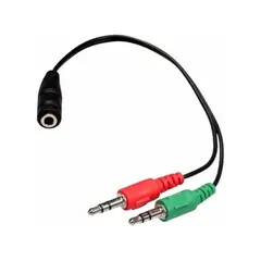 ANKAFA IMPORTACI?N - Cable Adaptador Jack para Audífono Micrófono Y Audio Pc