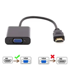 ANKAFA IMPORTACI?N - Cable Adaptador Hdmi A Vga 1080p Hd Pc Monitor Pantalla