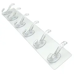 ANKAFA IMPORTACI?N - Perchero adhesivo colgador para pared 6 ganchos
