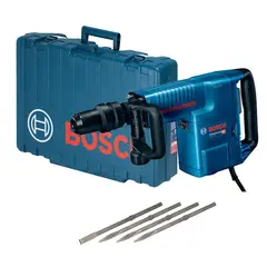 BOSCH - Martillo demoledor GSH 11 E 1500W con maletín y 4 cinceles