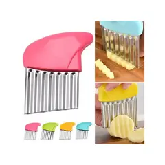 ANKAFA IMPORTACI?N - Cuchillo ondulado para papas fritas y vegetales de acero inoxidable