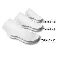 GENERICO - Medias Tobilleras de Algodón Peruano para Niños - Pack de 6 pares