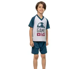 SOÑALIERE - Pijama de Niño Sam Kids Algodón Pima - Cobalto