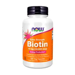 NOW - Biotina 10,000 mcg Extra Fuerte -