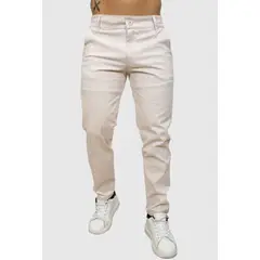 J JERAOUS - Pantalón JERAOUS de drill strech Beige