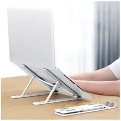 GENERICO - Soporte Laptop Plegable Aluminio Ergonómico Y Portátil