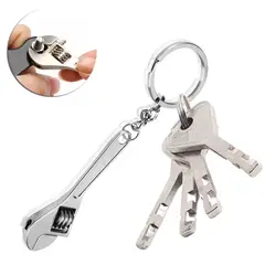 PRETUL - Llavero llave francesa acero inoxidable