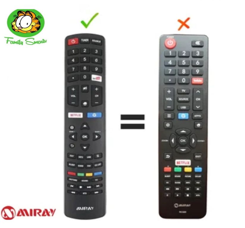 Control Remoto Miray Para Smart Tv 4k