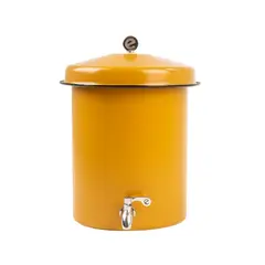 ECOFILTRO - Filtro de Agua Acero Vitrificado Mini 5.5 L Amarillo