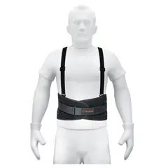 TRUPER - Faja lumbar para columna espalda cintura talla G