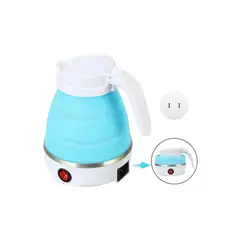 LH ELECTRONIC - Hervidor Plegable 600ml Eléctrico De Silicona CELESTE