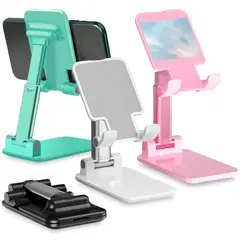 MINARI - Soporte de Celular Ajustable Plegable Escritorio C07 -Color aleatorio x1und