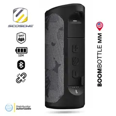 SCOSCHE - Parlante Portátil Magic Mount Boombottle MM - Camuflado