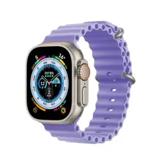 IMPORTADO MC - Correa para Apple Watch Ocean Band Lila 42mm44mm45mm49mm