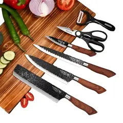 ELMEJORPRECIO - Set De Cuchillos De Alta Calidad Con Pelador Y Tijera