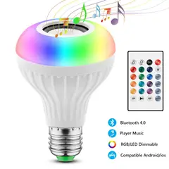 SM - Foco Inteligente Bluetooth LED Parlante 3 En 1 - Para Android E IOS