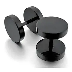 GENERICO - Aretes Piercing Punk Rock Unisex en Acero Inoxidable