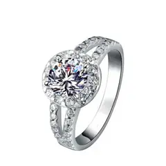 GENERICO - Anillo de Compromiso de Plata 925 Modelo 348