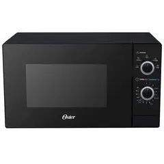 OSTER - Horno Microondas de 20 Litros con 700 Watts Negro