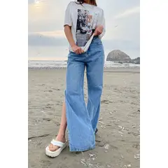 DESIRE - JEAN WIDE LEG ABERTURA PARA MUJER