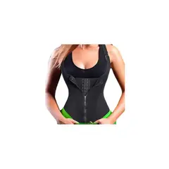 GENERICO - Faja reductora doble cinturete- compresión cintura avispa - TALLA 2XL