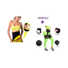 GENERICO - Combo faja levanta gluteos aumenta pompis faja cinturilla