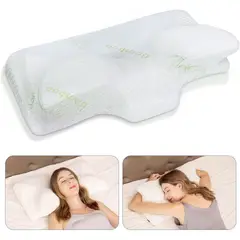 PERUMASSAGE - Almohada Viscoelástica para dormir de lado boca abajo y arriba