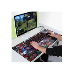 GENERICO - Mouse pad gamer computer - alfombrilla rgb gaming xxl 70x35