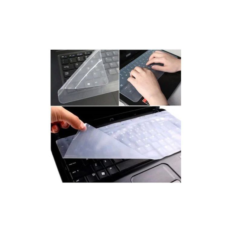Protector teclado laptop 14 silicona transparente