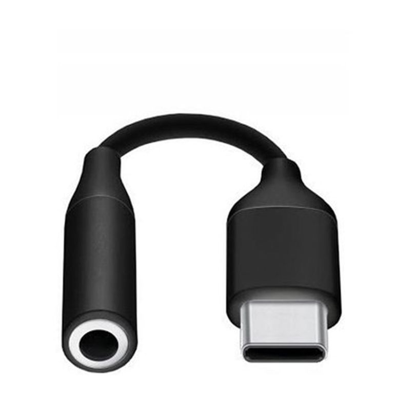 Adaptador jack audio 3. 5mm usb a tipo-c - Negro