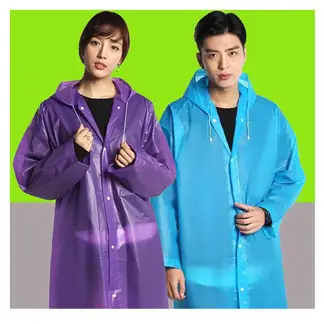 GENERICO - Capa impermeable con capucha protectora anti fluido -