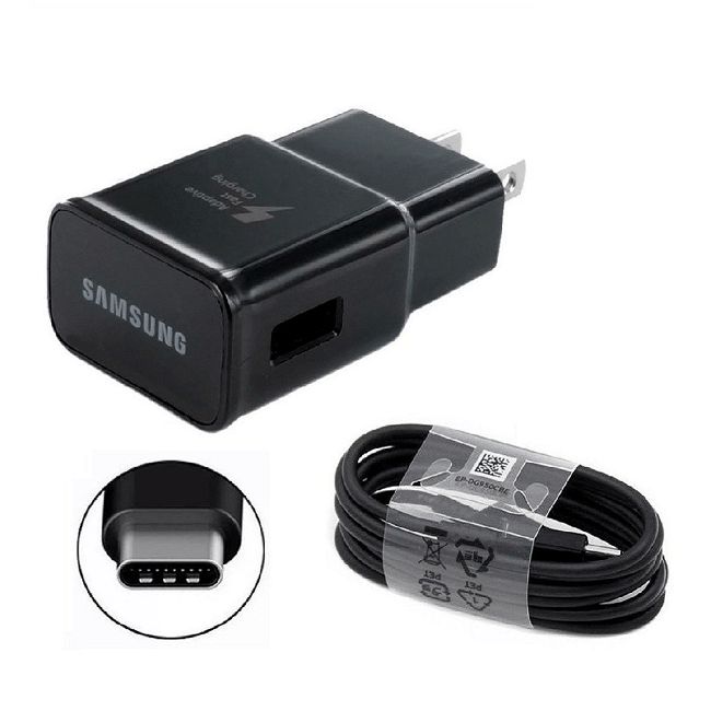 CARGADOR 15W Original CARGA RAPIDA FAST CHARGING - NEGRO