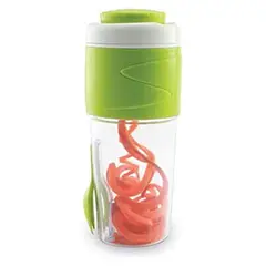 GENERICO - Ensaladera espiral portatil tipo vaso multiusos